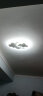 朗上照明卧室吸顶灯现代简约北欧创意个性云朵房间灯温馨浪漫儿童房灯具 白色 45CM 三色变光 晒单实拍图