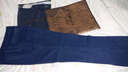 良信诚品牛仔裤男装商务休闲高腰宽松直筒裤中老年男士舒适抗皱弹力长裤子 薄款深蓝 34 腰围2尺7 实拍图