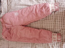 贝孩趣【三层保暖一条过冬】童装女童裤子秋冬款儿童加绒加厚棉裤长裤潮 95粉色 120 码(建议身高105-115cm) 实拍图
