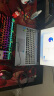 达尔优 EK815机械合金版87白蓝机械键盘电竞游戏键盘有线键盘CF吃鸡LOL男女学生笔记本电脑通用 87键黑色混光青轴 实拍图