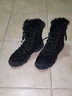 小逗熊女童厚绒雪地棉靴儿童加绒鞋防滑软底防水保暖鞋大棉冬季新款舒适 黑色 36码 鞋内长22.5cm 实拍图