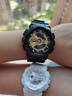 卡西欧（CASIO）情人节官方限定礼盒情侣表g-shock baby-g送男女友表防水运动对表 GA-110GB-1A&BA-110RG-7A 实拍图