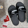 彪马（PUMA）黑白透气魔术贴拖鞋男女家居外穿休闲凉鞋ROYALCAT372280 黑色-石灰色-白-01 42 实拍图