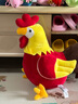 海利伟（Honeyway）海利伟小鸡毛绒玩具鸡公仔大公鸡娃娃玩偶布娃娃生日礼物女生生肖 咘咘达鸡黄色 中号40cm（高度含腿测量） 实拍图