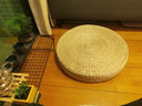戴玉堂 打坐垫手工草编加厚蒲团榻榻米夏天瑜伽垫佛堂垫子飘窗坐垫窗台垫子 D99-08B直径60高10cm单坐垫（不含座套） 实拍图