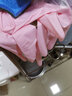 SP SAUCE日本进口洗衣手套薄洗碗手套防水家务清洁护手薄手套厨房防油污橡 粉色S号 1双 实拍图
