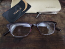 夕阳红老花镜男女通用防蓝光时尚大框轻便老人老花眼镜E9004 黑色 400度 实拍图