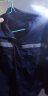 维菲黎夏季防静电工作服套装男电工衣服加油站工装印字绣字厂服 宽反光条 藏蓝夏季薄长袖 175/XL 晒单实拍图