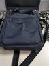 菲都狄都（Fido Dido）男包牛津布手提包男休闲商务单肩包大容量男士公文包尼龙布包防水 黑色 实拍图
