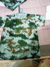 迪伽洛军训服迷彩服装全套初高中大学生夏季军训服短袖套装外套训练服 灰迷【优质T恤+长裤+帽+腰】 180（适合身高175-180CM） 实拍图