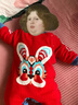 G.duck婴儿连体哈衣连帽针织衫爬服童装毛衣秋冬新款外套满月外出连身衣 酒红色 9603(带帽) 80cm (XXS) 80 实拍图