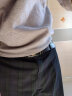 红蜻蜓（RED DRAGONFLY）休闲裤男士运动微弹时尚品牌印花百搭休闲直筒长裤子 黑色A 4XL 实拍图
