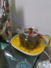 班意 耐热玻璃小泡茶壶迷你煮茶壶家用单壶花茶加厚过滤功夫茶具器 泡茶壶（浑然天成—黄柄） 实拍图