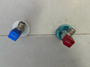 九牧角阀铜加厚三角阀冷热八字阀马桶热水器角阀止水阀门开关厨卫配件 方形5只装【3冷2热】 实拍图
