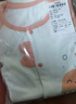 舒贝怡2件装婴儿衣服夏季薄款新生儿连体衣短袖哈衣儿童爬服黄色73CM 实拍图