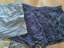 浪莎男士内裤纯棉大码胖子肥佬裤加肥加大宽松透气四角短裤男平角裤 混色 4条 5XL （腰围3.3-3.5尺 200-230斤） 实拍图