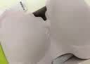 ubras无尺码深v浪花领胸性感隐形内衣女聚拢胸无钢圈 青提色-背心款  纤细版(80-100斤)A-B杯 实拍图