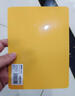 得力（deli）实色复写板书写垫板学生会议考试写字板A4A5学生手工切割写字防割软桌复写垫板夹报告夹 A4黄色-单个 实拍图