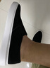 THOM WILLS休闲鞋男真皮夏季低帮套脚时尚简约一脚蹬懒人鞋 黑色G081 42 /8码(偏大一码) 实拍图