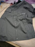 领灿 夏季薄款劳保工作服男装耐脏耐磨工服男士工装上衣定制套装透气 深灰色长袖上衣 XL /175【建议135-155斤】 实拍图