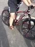 ICOLOUR山地车自行车成人公路单车男变速双减震越野单车学生女青少年 旗舰版-六刀轮【黑红色】 26寸21速【身高：160-180cm】 实拍图