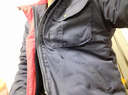 烈焰战队工作服棉衣 男士冬季长袖工装棉服 加厚防寒劳保服 汽修车间棉袄 新红边棉衣 M /165（建议125-135斤） 实拍图