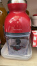 丽克特（recolte）日本品牌料理机家用多功能小型便携辅食机婴儿打果汁机打碎机搅拌机冰沙碎冰 研磨机绞肉料理机 纯铜电机-日本品牌-复古红-RCP-3（R） 实拍图