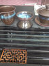 建盏功夫茶具套装家用窑变天目釉茶杯茶壶茶盘陶瓷钧窑沙金泡茶器 14头（沙金釉）蓝—美人壶 实拍图