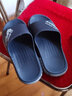 绚初拖鞋男大码外穿潮流夏季家用防滑拖鞋情侣居家浴室厚底凉拖鞋女 升级版动感 藏青 40-41 (适合39-40码穿) 实拍图