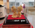 伯莎丹顿（BERTHA  DENTON） 结婚礼物绒沙金摆件七夕节送闺蜜朋友高档同事新婚创意婚房摆件 中号王子公主 实拍图