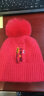 婴儿帽子秋冬毛线帽新款两件套围脖男女宝宝加厚帽子1-3岁儿童保暖帽子围巾套装护耳 宝宝帽子 红色 约1-3岁（帽围：48-52cm） 晒单实拍图