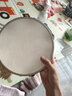 乐林源奥尔夫打击乐器卡通铃鼓手拍鼓儿童乐器仿羊皮手鼓幼儿园音乐拍鼓 8寸直径20cm（原木色） 实拍图
