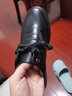 蜻蜓牌男士皮鞋真皮软底软皮休闲鞋子英伦商务正装工作男鞋秋季透气 7033黑色 39 实拍图