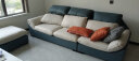 法莎蒂 轻奢科技布沙发北欧风客厅家用直排布艺乳胶网红风沙发 3米双+双 30%选择海绵坐垫(科技布) 实拍图