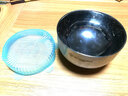 德国博夫曼bauformat304不锈钢碗宝宝吃饭碗家用汤碗甜品儿童韩式深碗带盖碗 儿童碗12#+蓝盖 实拍图