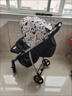 希诺贝贝婴儿推车可坐可躺婴儿车轻便折叠新生儿减震高景观双向儿童宝宝车 豪华版【极光灰】双向+一键收 实拍图