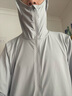 BODACHEL冰丝防晒衣男士户外防紫外线透气轻薄钓鱼防晒服皮肤衣短外套夏 【可拆卸帽】迷洁灰-男透气面料 L 实拍图