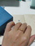 谢瑞麟（TSL）18K金钻石戒指甜蜜方糖系列黄水晶指环女款BD283 13号圈口（钻石共4颗，约2分） 晒单实拍图