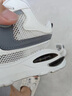 卡帝乐鳄鱼男鞋夏季网面透气鞋子男厚底老爹鞋男士休闲运动鞋 0995X 白灰 43 实拍图