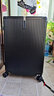 七匹狼行李箱男女新款拉链式扩容拉杆箱20英寸登机箱学生密码旅行箱皮箱 黑色 26英寸 实拍图