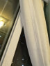 金蝉 窗帘免打孔窗纱现代简约北欧卧室客厅阳台伸缩杆窗纱简易帘 丝缕-白色【含伸缩杆】 适用宽1.1-1.6米窗帘1.2*1.5两片 实拍图