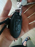 适用于日产钥匙包真皮钥匙套轩逸奇骏逍客劲客天籁途达蓝鸟骐达楼兰阳光骊威男女专用汽车钥匙扣保护壳 日产A款全黑色 实拍图