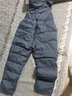 雅鹿2025新款儿童羽绒背带裤外穿婴幼儿宝宝幼童加厚连体裤保暖羽绒裤 藏蓝色 120cm 实拍图
