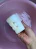 hapage德国宝宝洗澡海绵沐浴球儿童婴儿柔软浴擦搓澡巾搓灰搓泥神器 1个装双面棉柔海绵 实拍图