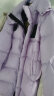 鸭鸭（YAYA）儿童羽绒服男女童加厚免洗中长款过膝保暖冬季中大童装外套WJ 紫色 150cm 晒单实拍图