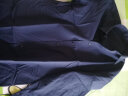 HAIPAIHAOYU 商务长袖衬衫男修身正装白色衬衣 CS3012藏青色 XXL/42 实拍图