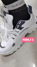 大码女鞋40-43宽胖脚大码女鞋脚宽胖妹2022新款春夏41-43厚底休闲老爹网面大号40-42透气 白 色 皮面 43偏大一码 实拍图