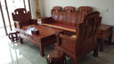 品木客红木家具 非洲花梨（学名:刺猬紫檀）实木沙发组合新中式仿古客厅家具整装冬夏两用象头沙发 加厚象头六件套（113） 其他 实拍图