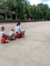 贝多奇（BEIDUOQI）儿童电动小火车可坐人儿童电动车四轮可坐儿童小火车 【红色】双驱+早教+1车头+2车厢 实拍图