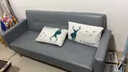 卓芝 布艺沙发床客厅卧室组合家具北欧现代小户型出租房公寓折叠沙发 8号银灰色(科技布) 3人位(1.7米长*宽0.95米)配2抱枕 实拍图